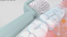 电动牙刷产品三维动画