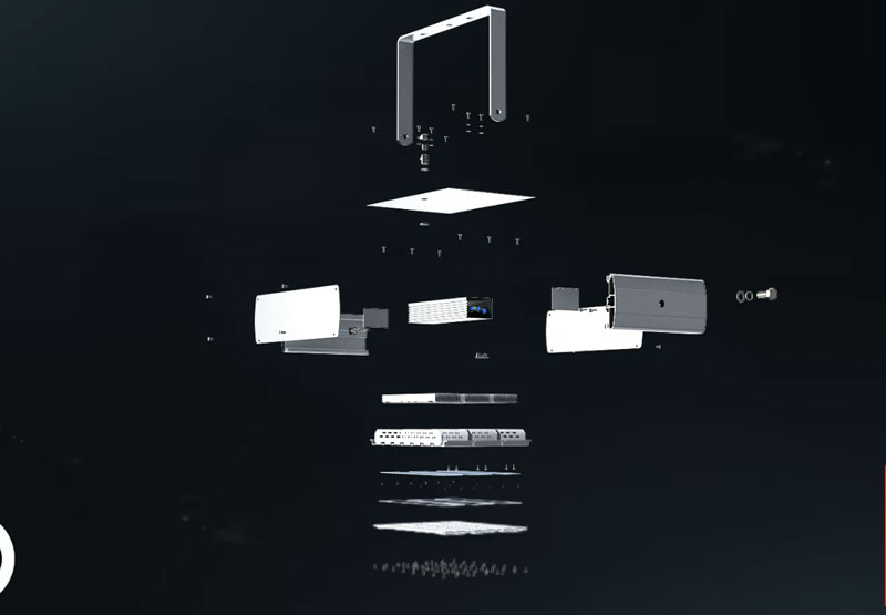 隧道灯产品三维动画